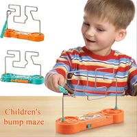 kids collision electric toys kindergarten science electric bump maze toys kid baby tabletop puzzle games toys for children gifts