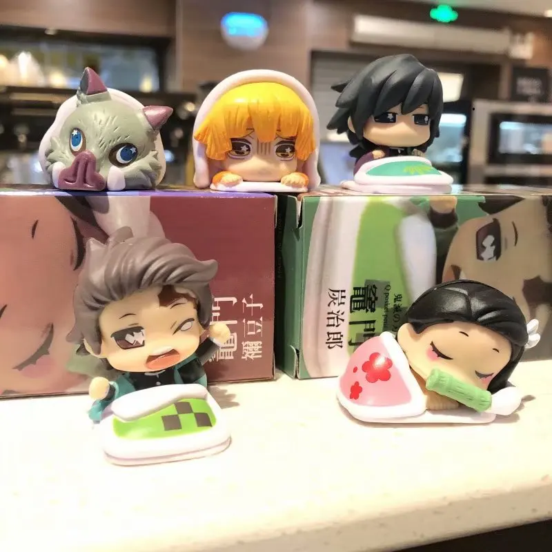 No. 3 Play 5 Demon Slayer Kamado Tanjirou Agatsuma Zenitsu Hashibira Inosuke игрушка кукла подарок фигурка милая