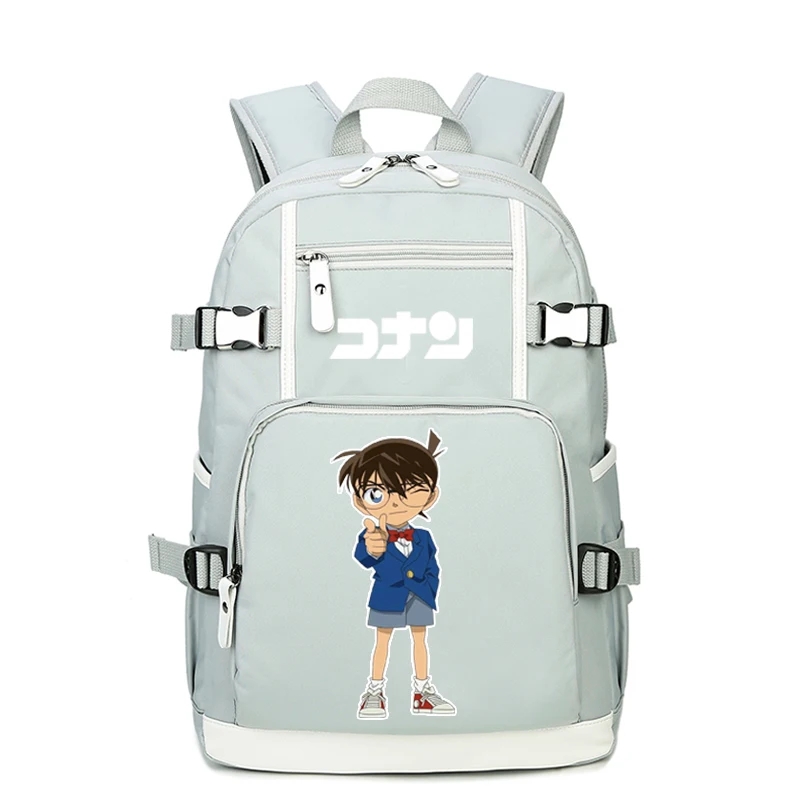 Женский рюкзак для ноутбука Detective Conan розовый путешествий унисекс школьный