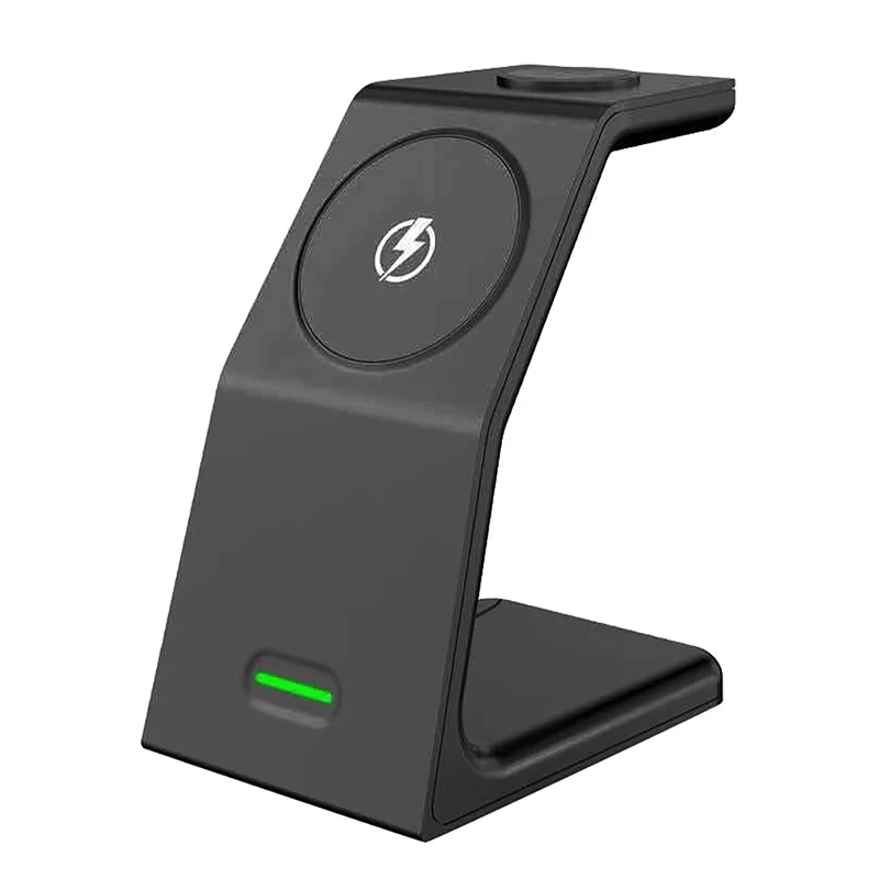 

Зарядная подставка 3 в 1 для Apple Watch 6 5 4 2 Pro Qi 15 Вт, быстрая зарядная станция для Iphone 12 11 XS X XR 8