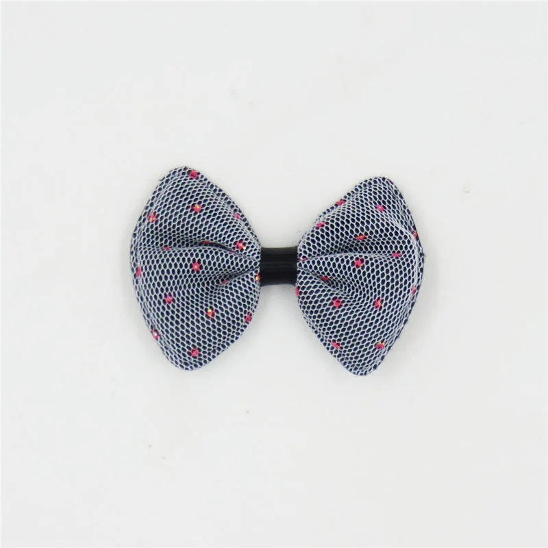 Black 20 шт./лот твердого Бутик Grosgrain ленты для девочек с маленьким бантом; резинка для волос, обтянутая тканью; зажим для галстука лента для волос, бабочка Сделай Сам DIY бигуди для волос Аксессуары Лучший подарок - Цвет: Black