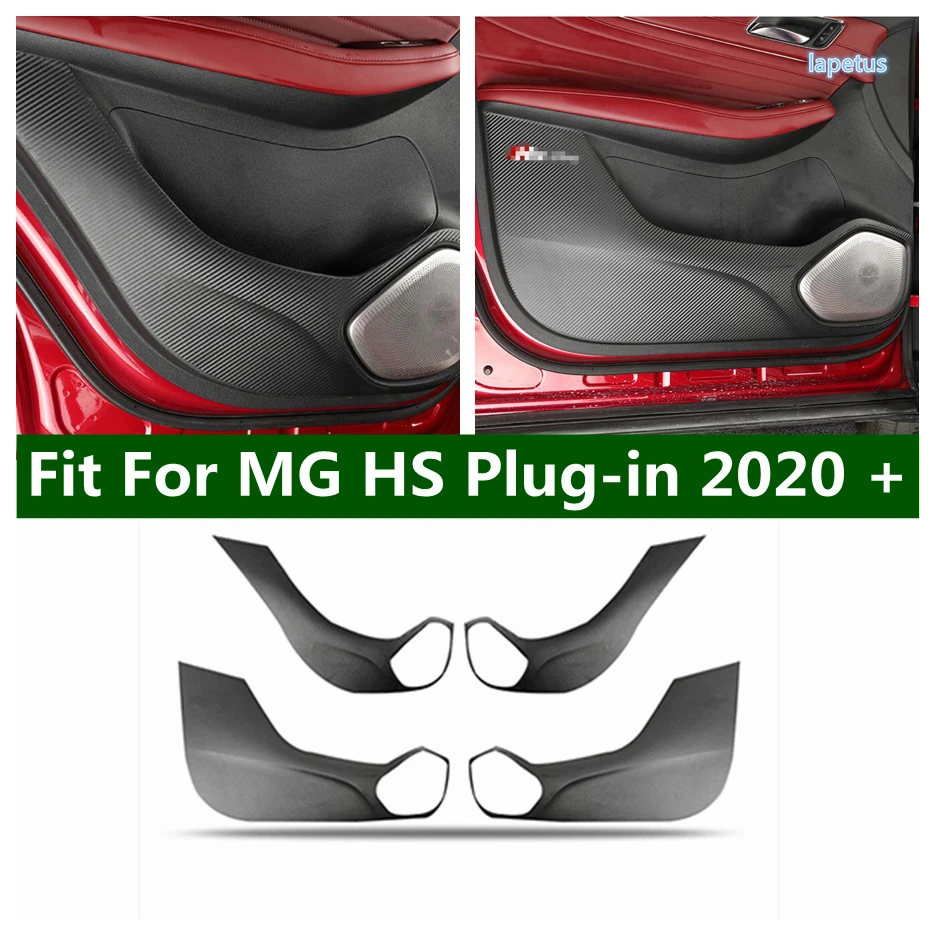 

Lapetus Auto Door Anti Kick Pad Carbon Fiber Look Sticker Side Edge Protection Film 4PCs Fit For MG HS Plug-in 2020 2021 2022
