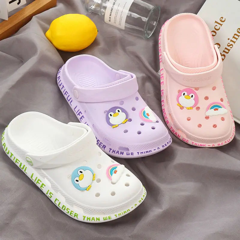 

Women Sandals 2021 Summer Ladies Beach Green Crocse Shoes Croc EVA Lightweight Sandles Flat Unisex Colorful Shoe Sandalias