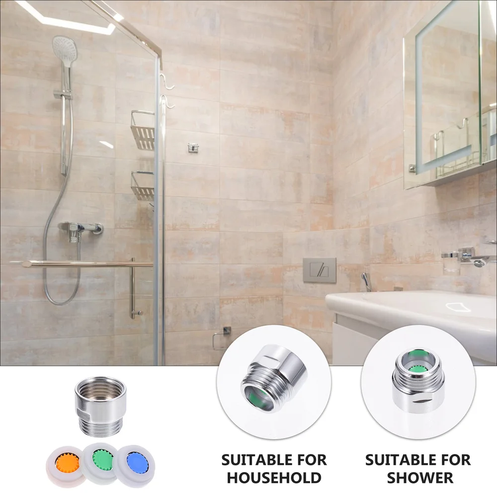 

4pcs Shower Flow Reducer Limiter Set Household Shower Water Saving Flow Limiters