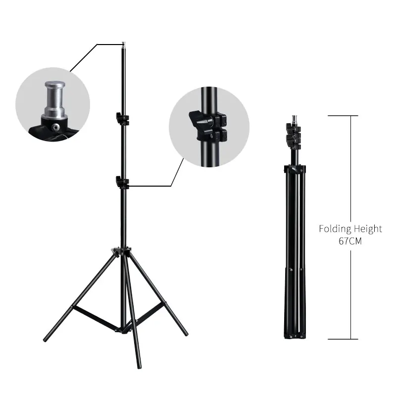 Штатив-подставка для мобильного телефона в мягкой коробке софтбокс селфи-палка