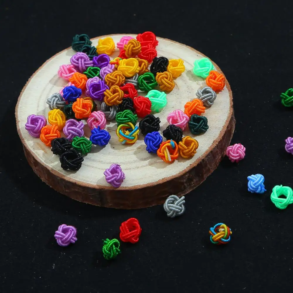 10pcs Handmade thread Spacer knot Charm Pendant Beads For Bag Garment Sewing Accessories DIY Craft Supplies Decoration | Дом и сад