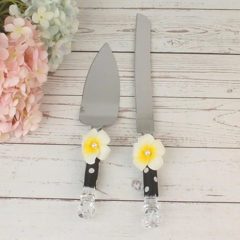 Нержавеющая сталь резак для торта Романтический искусственный цветок комплект