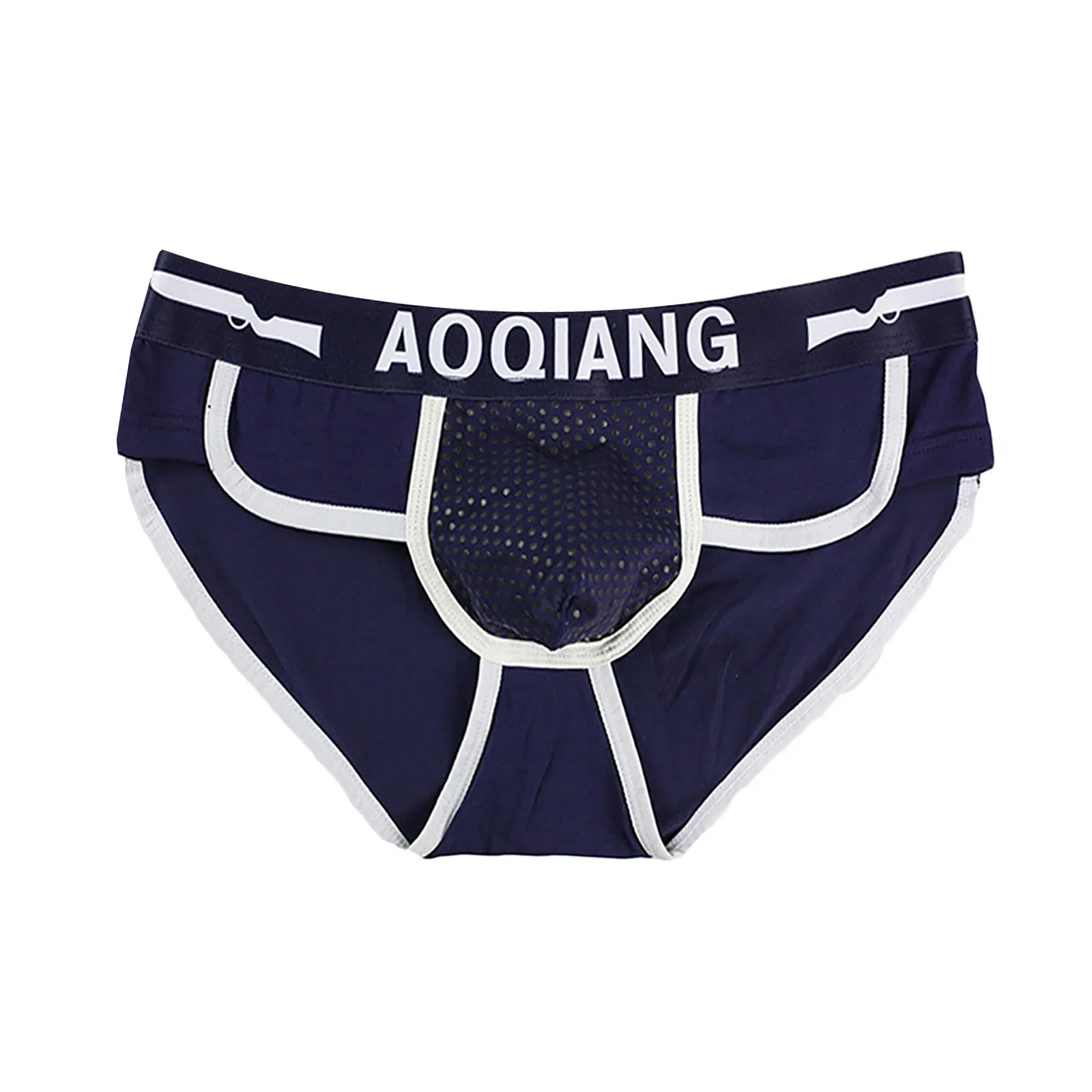 

Men's Briefs Letter Printing Cotton Low Waist Gay Jockstrap Comfortable Breathable Male U Convex Underwear Трусы Мужские#fs