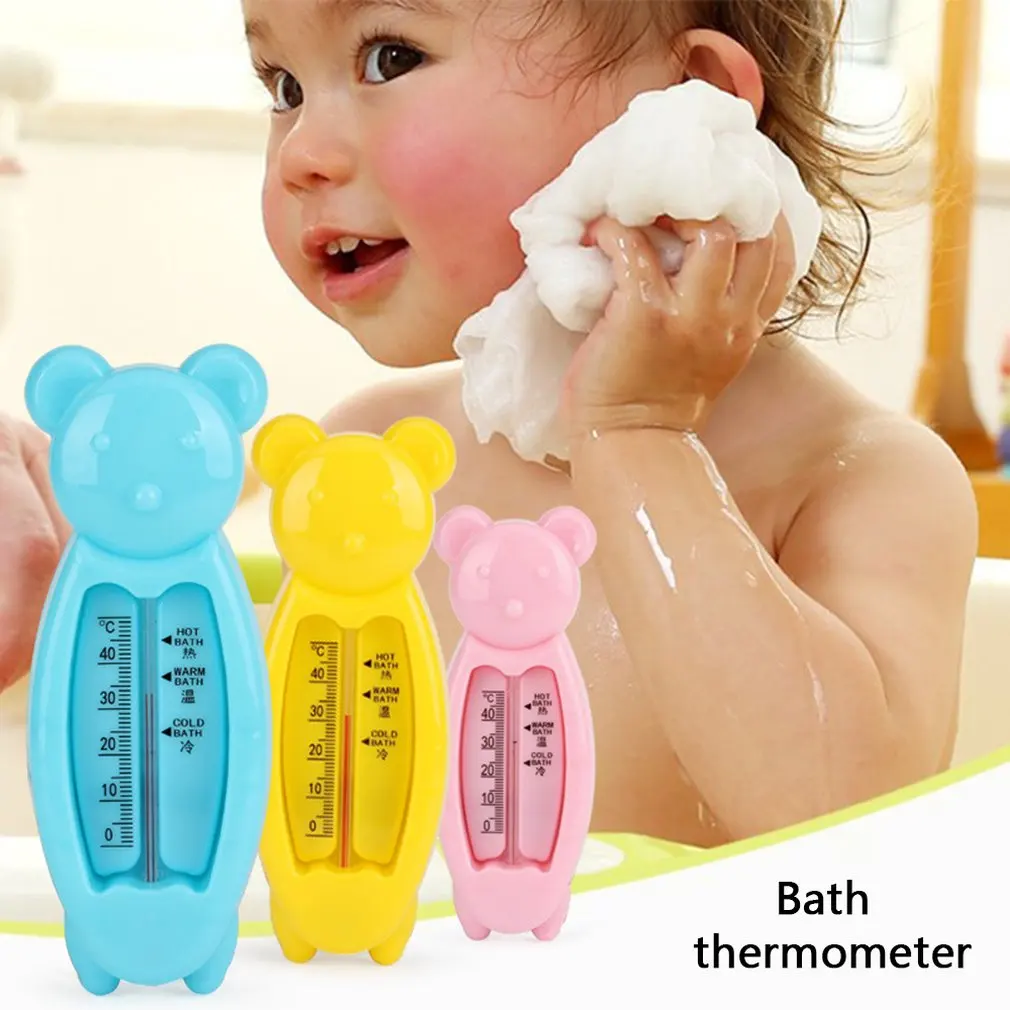 

Baby Water Thermometers Toy Smart Bear Shape Baby Bathing Toys For Childern Kids Acurate Temperature Teller Bath Thermometers