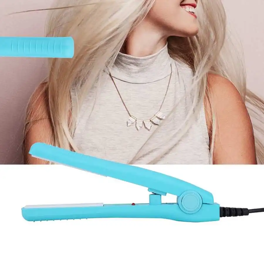 

Electric Portable Hair Straightener Mini Hair Curler Dual-use Salon Styling Tool