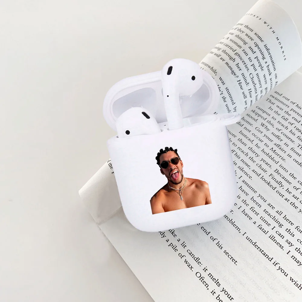 

Fashion Yo Perreo Sola Bad Bunny Maluma TPU Soft Phone Case for Apple Airpods 2 1 Cover Wireless Bluetooth Earphone Coque Fundas