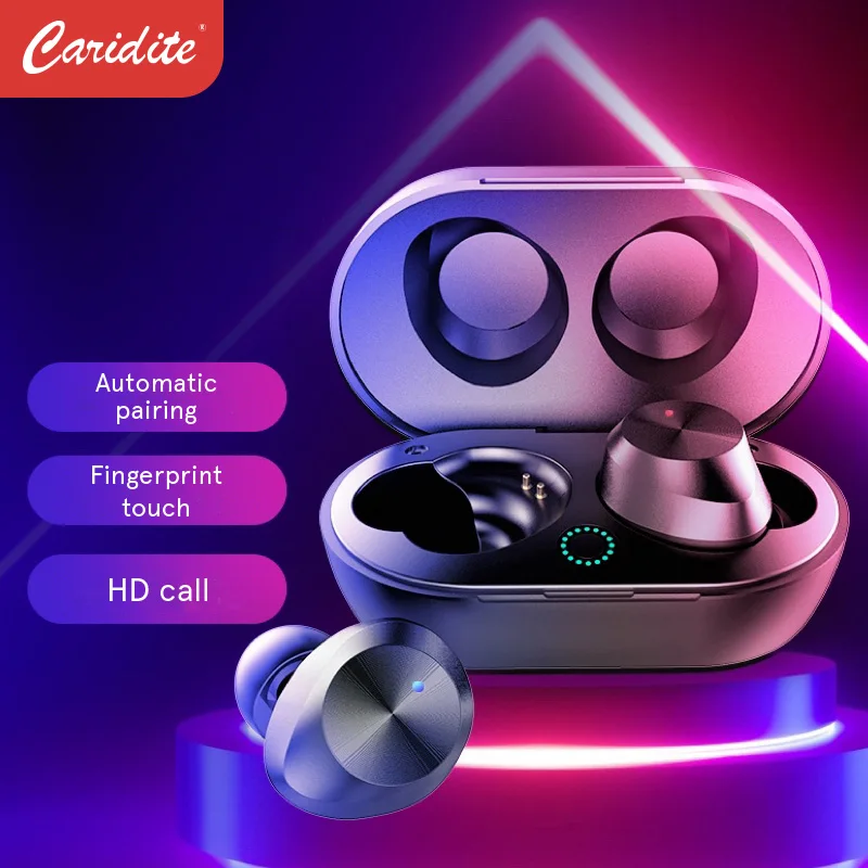 Оригинальные беспроводные наушники Caridite Tws Bluetooth 5 0 голосовой помощник сенсорное