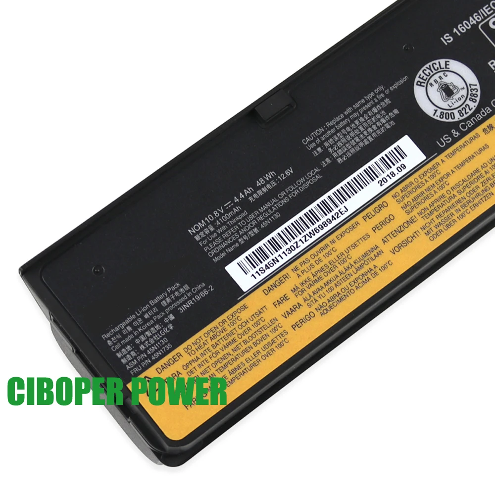 CP аккумулятор для ноутбука 45N1130 45N1134 ThinkPad X240 T440S T440 X250 T450S X260 S440 S540 L450 L470 45N1131 45N1126