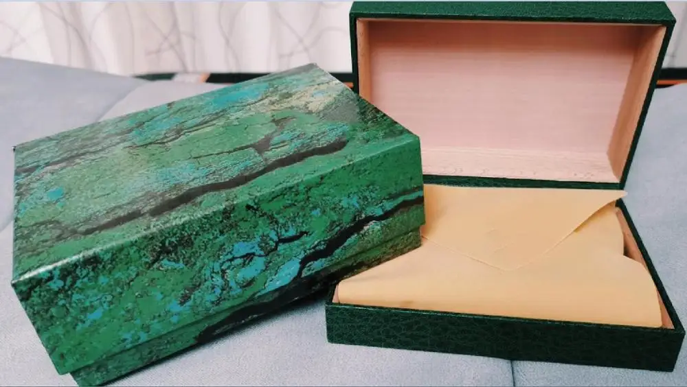 

Luxury High Quality Perpetual Green Watch Box Wood Boxes For Sea-Dweller 116660 126600 126710 126711 116500 116610 Watches