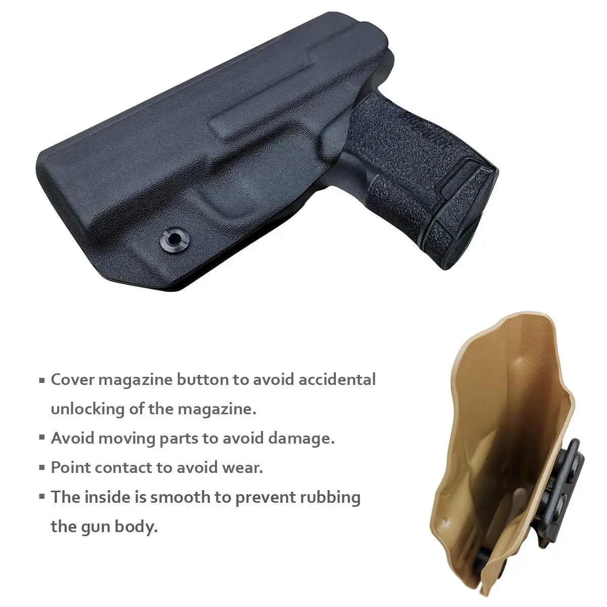 Кобура POLE.CRAFT Sig P365 кобура IWB Kydex индивидуальная Посадка: Sauer / SAS пистолетный