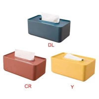 plastic tissue box napkin case holder napkin roll paper storage box rectangular office car household bathroom accessories
