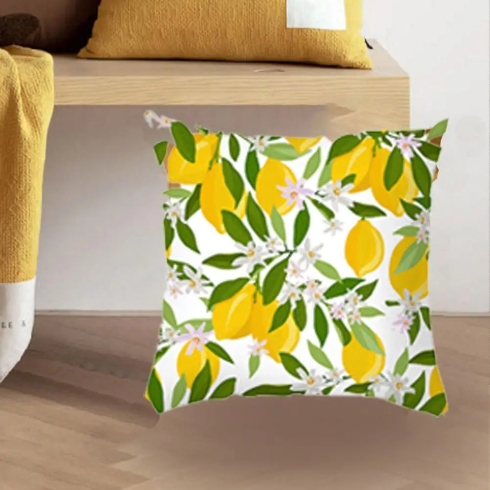 45*45 см домашний Подушка Чехол летняя с рисунком лимона диван кресло Товары