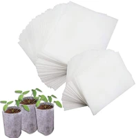 50pcslot nursery plant growing bags biodegradable nonwoven fabric eco friendly seedling pots for gardengreenhouse planting tool
