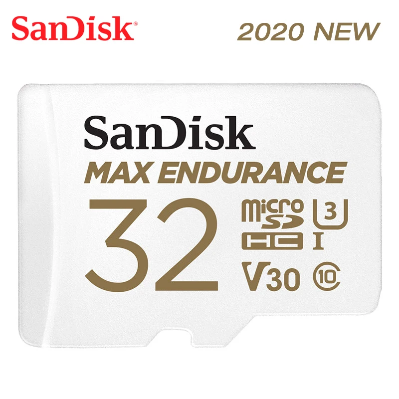 Карта памяти Sandisk MAX ENDURANCE microSD для экстремальных экшн камер и дронов 32/64/128/256