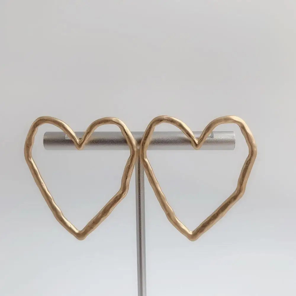 Новые матовые золотые серьги модные ювелирные изделия свадебные вечерние