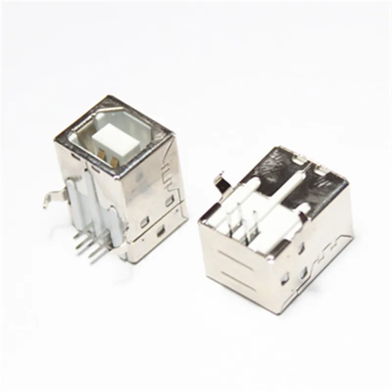 USB 2 0 Jack B Тип разъем 180 градусов для передачи данных принтера|Компьютерные кабели