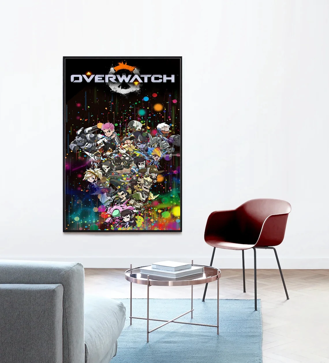 Игровой постер Overwatch альтернативная печать на холсте художественная домашняя