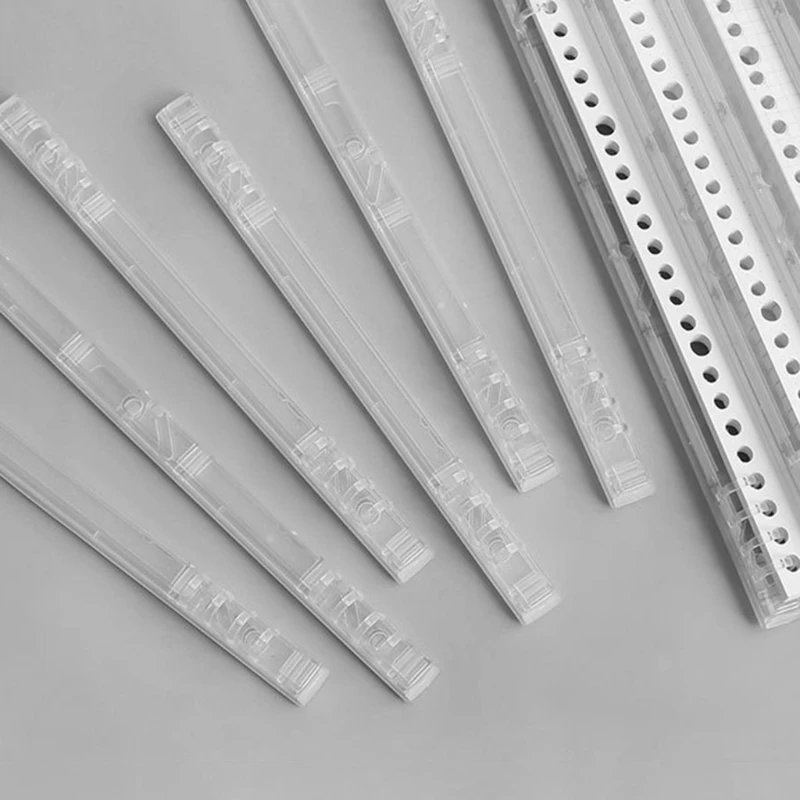 

10 Pcs Circles Loose-leaf Paper Binding Plastic Binder Holes Ring Book Scrapbook