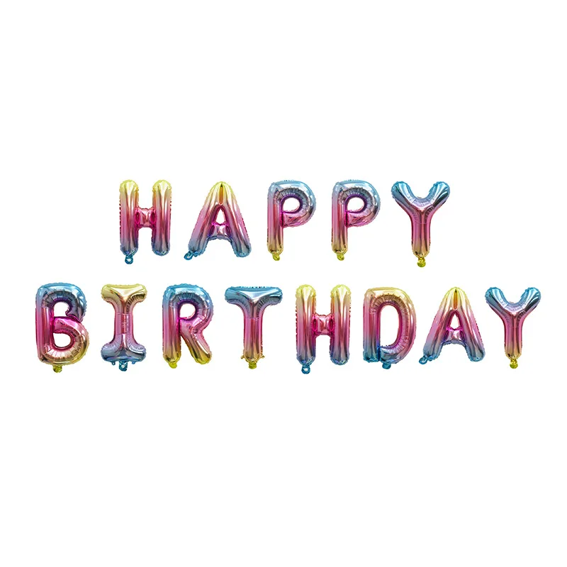 16 дюймов фольга для дня рождения воздушные шары малышей Первый первый день