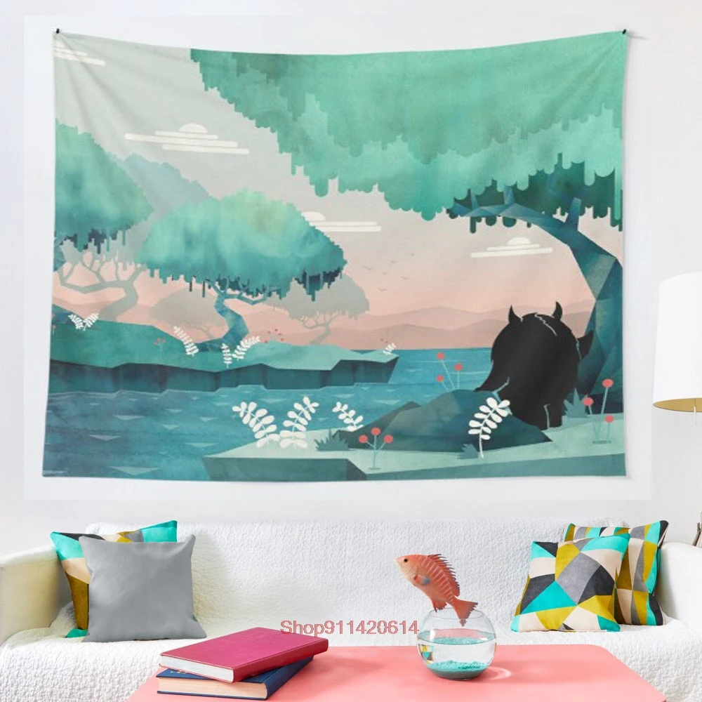 

Настенный Гобелен The Journey, подвесная ткань мечты, гобелен с принтом мандалы, гобелен для гостиной, спальни, домашний декор, гобелен Vari