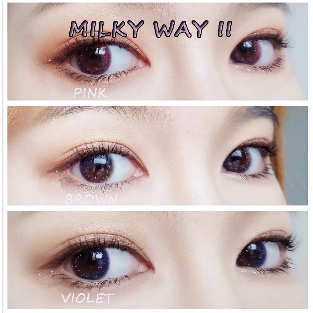 

Hotsale Star Contact Lenses Beautiful Pupil Circle Glasses with Prescription Milky Way II