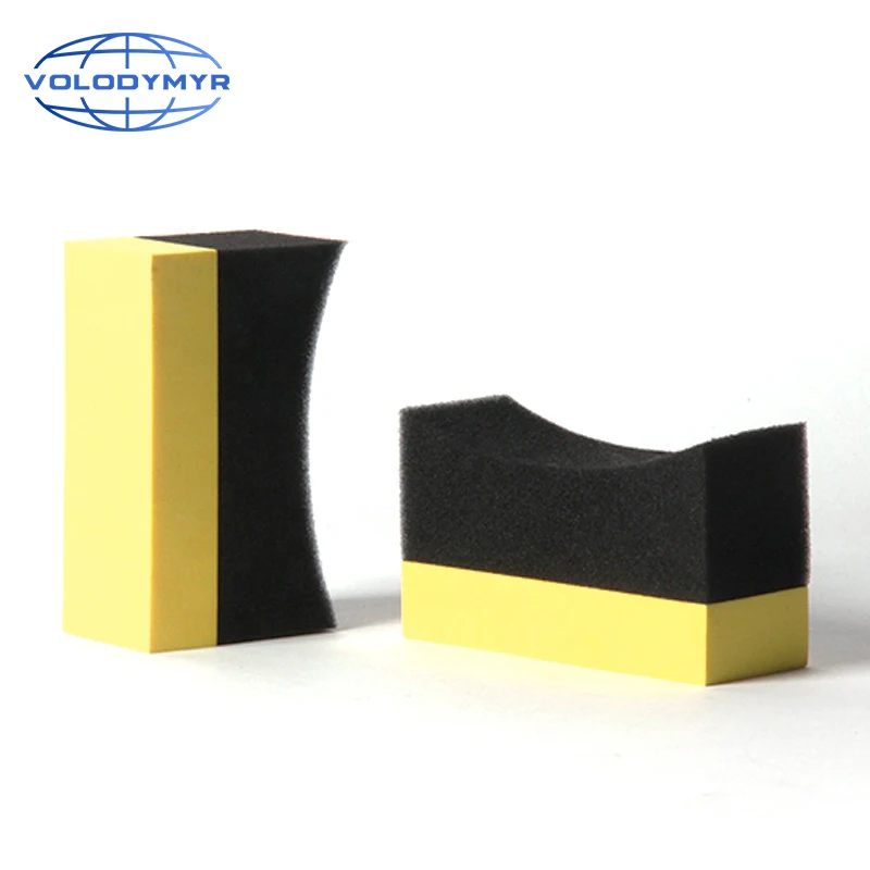 

PE Waxing Sponge Multifunctional Waxing Cleaning Tool 1PC Corner Wipe Clear Wax Residual PE Sponge Brush Car Interior Cleaning