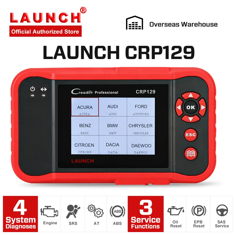 LAUNCH Creader CRP129 OBD2 автомобильный сканер диагностический инструмент авто