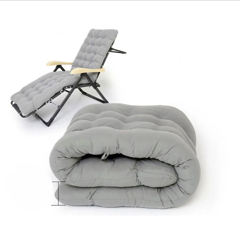 

Lounge Chair Cushion Double-sided Cushion Pad Lunch Break Folding Chair Cushion Folding Beds Cot Camping Outdoor Chaise Lounge