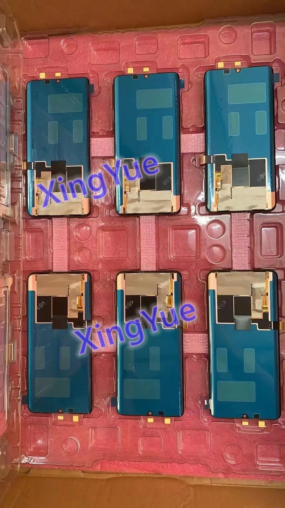 Componentes de montaje de pantalla de superficie curva, pantalla LCD, t&aacute;ctil interna y externa, adecuado para Xiaomi note 10-5