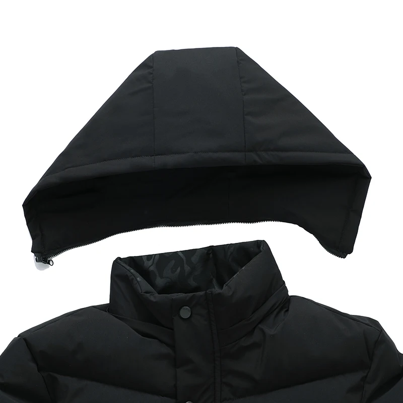 Winter Jacket Men Thicken Warm Parkas Hooded Fleece Overcoats Casaco Masculino Casual Outwear Clothes J640 | Мужская одежда