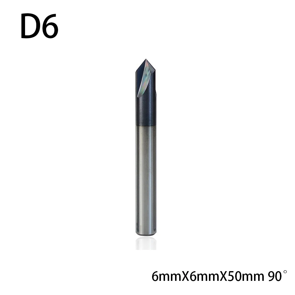 

1pcs Hard Tungsten Steel Chamfering Milling Cutter 3 Blade 90 Degree CNC End Mil Blade Tungsten Steel Chamfering 90 Degrees