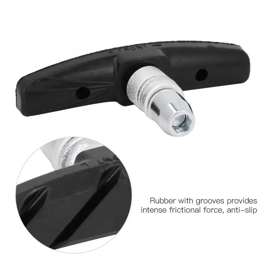 Черная пара резиновые тормозные колодки для горного и дорожного велосипеда |