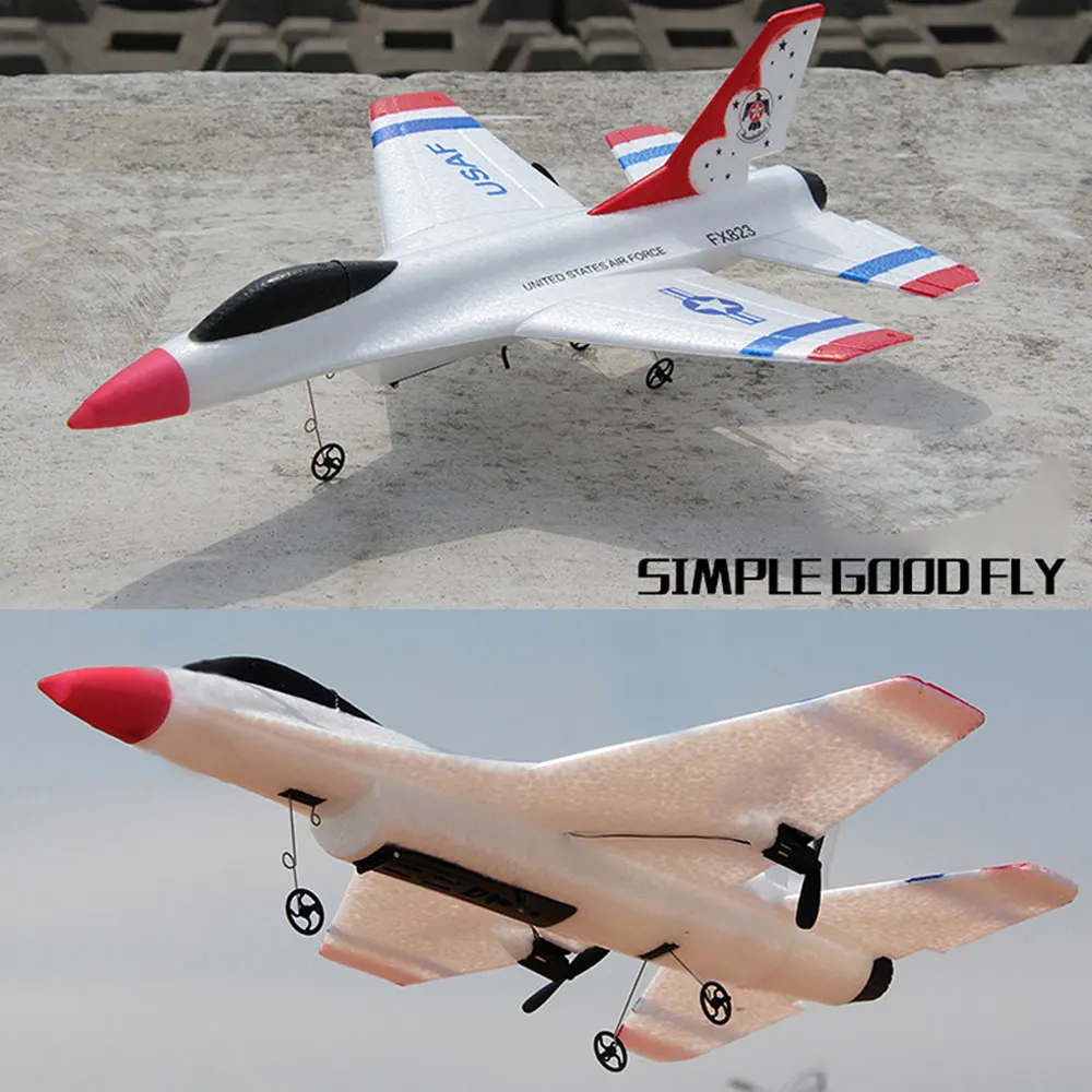 RC Plane EPP Foam Flying Glider Fixed Wing Fight Aircraft 2.4G Electric Remote Control Airplane Phantom Fighter Toys for Kid | Игрушки и