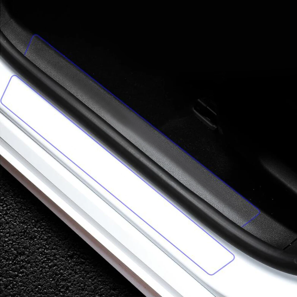 Автомобильная наклейка двери прозрачной пленки порога для Toyota Corolla Hilux Vitz Rav4 Aqua Camry Highlander Land Cruiser.