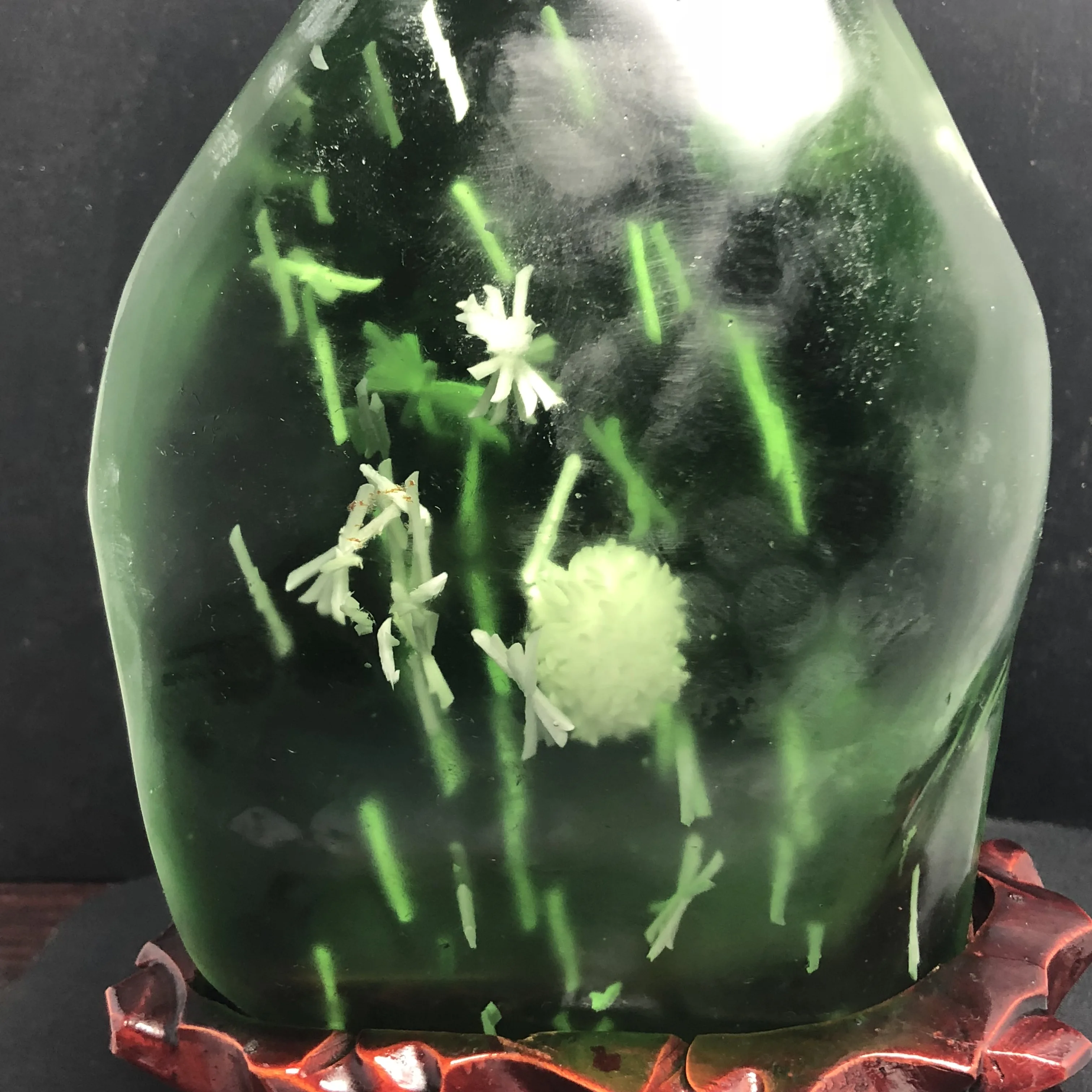 Натуральный! нефритовый пейзаж предметы интерьера | Дом и сад