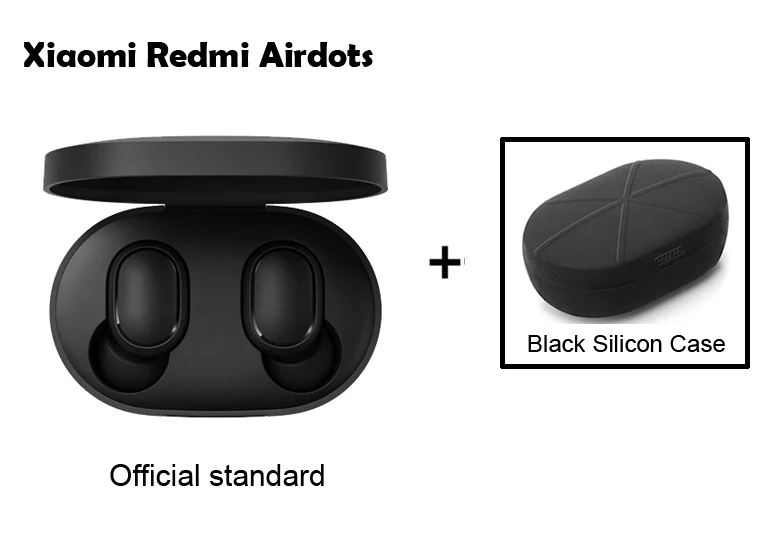 Add Case B Xiaomi Redmi Airdots TWS Bluetooth наушники стерео бас Bluetooth 5,0 с микрофоном - Цвет: Add Case B