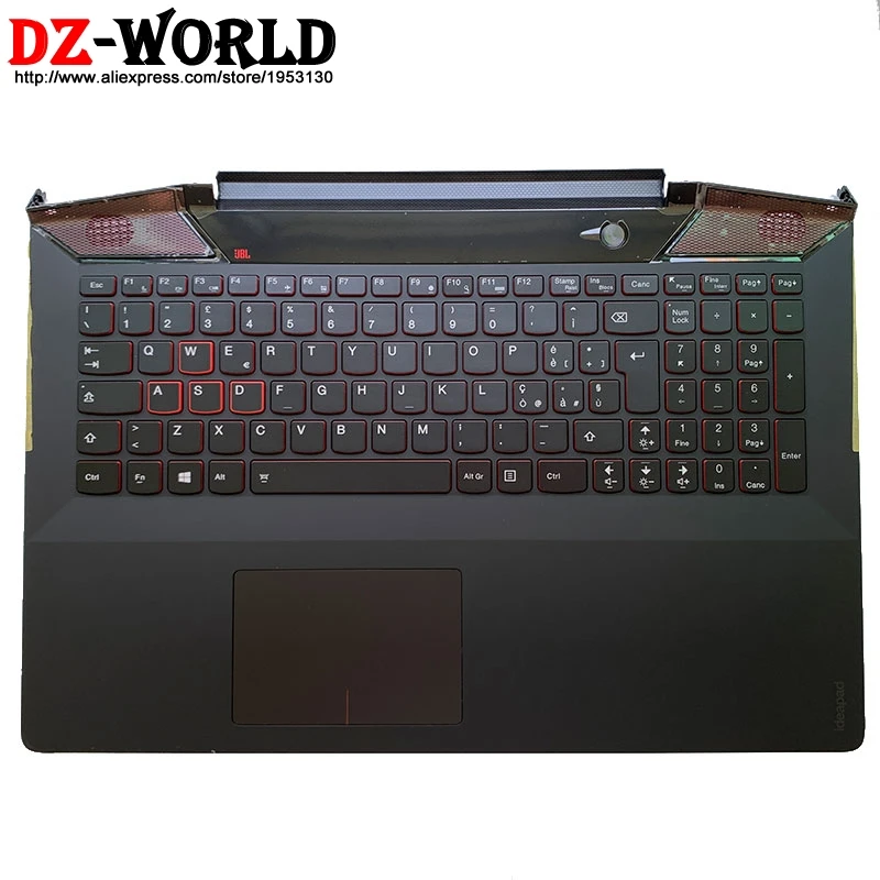 

Верхний чехол для рук с итальянской клавиатурой с подсветкой для lenovo Ideapad Y700-15ISK Y700-15ACZ ноутбука C крышкой 5CB0K97377