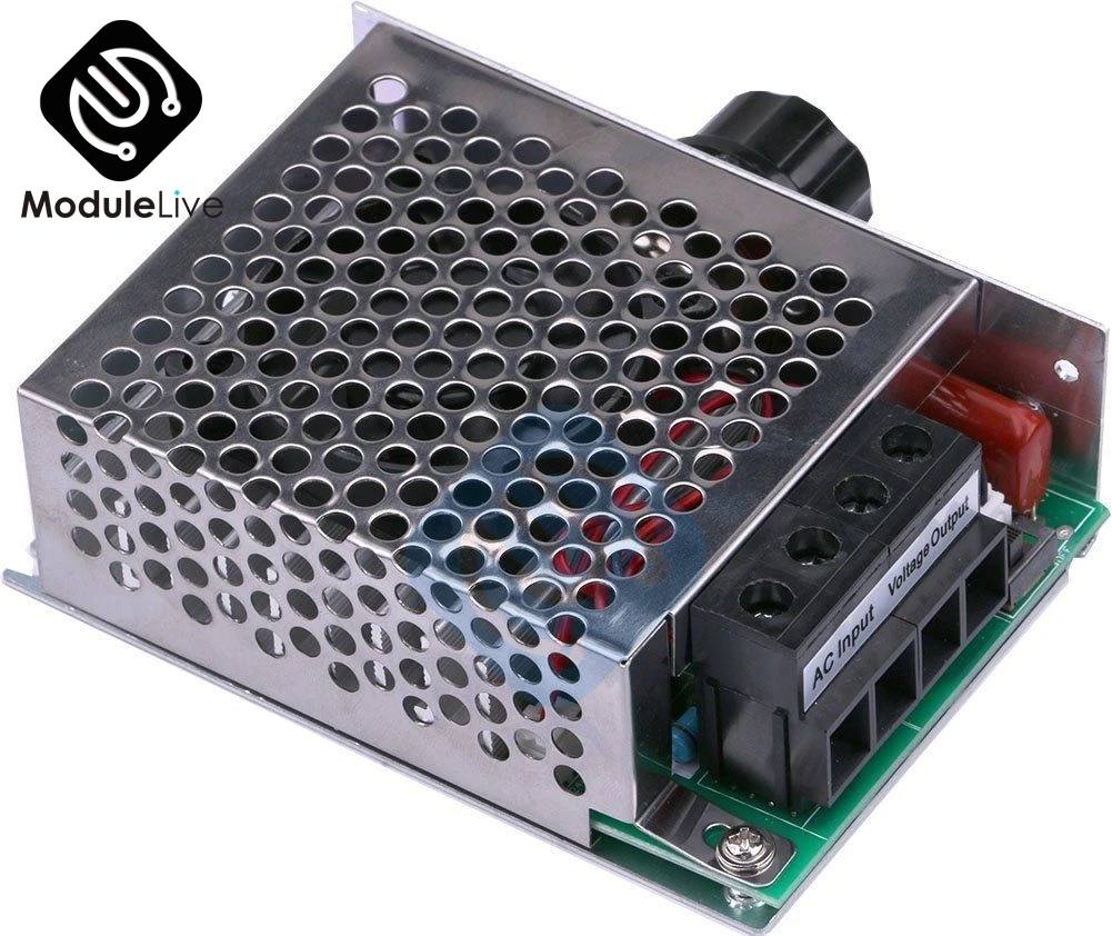 

AC110V-220V 10000W Super Power SCR Electronic Voltage Regulator Dimming Motor Speed Control Temperature Regulator with Shell Fan