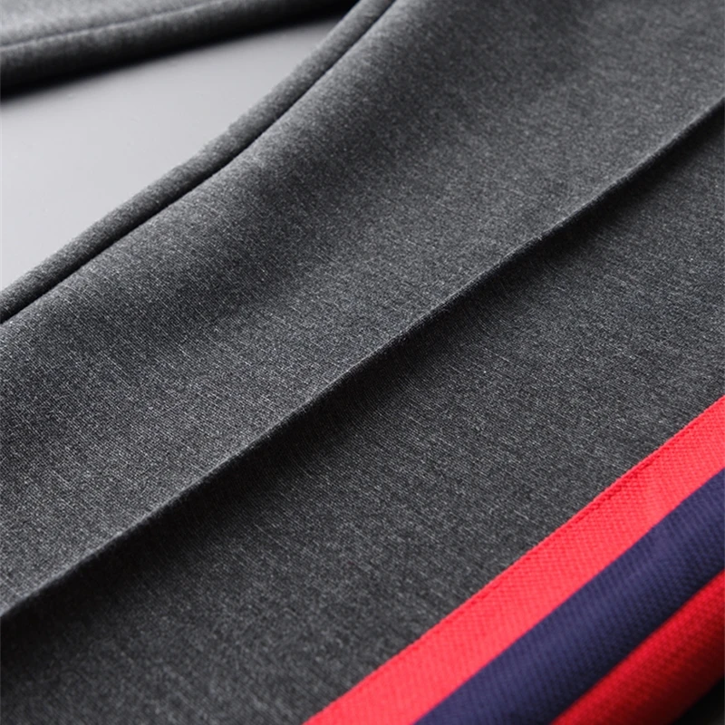 

band Advanced side design set, double layer crew neck sweatshirt, a sportswear set