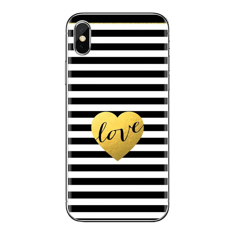 Розовый сердце полосы принцесса для iPod Touch Apple iPhone 11 Pro 4 4s 5 5S SE 5C 6 6S 7 8 X XR XS Plus Max