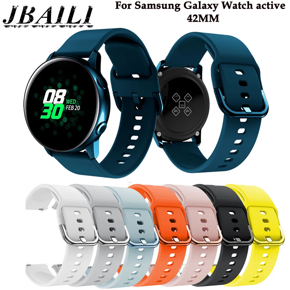

22mm Silicone Watch Band For Samsung Galaxy Watch 46mm For Huawei Watch Gt Sports Fashionable Smart Watch Replacement Strap