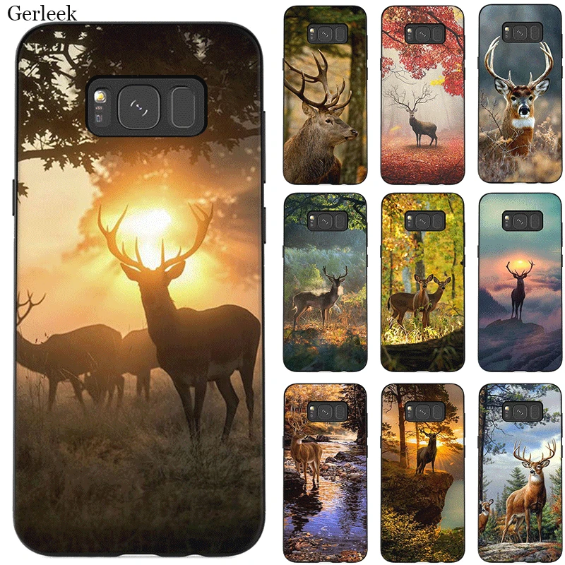 Чехол для samsung Galaxy A70 A60 A50 A40 A30 A20 A10 A10s A20s A30s A40s A50s A3 A5 A6 A7 A8 A9 олень|Чехлы-накладки| |