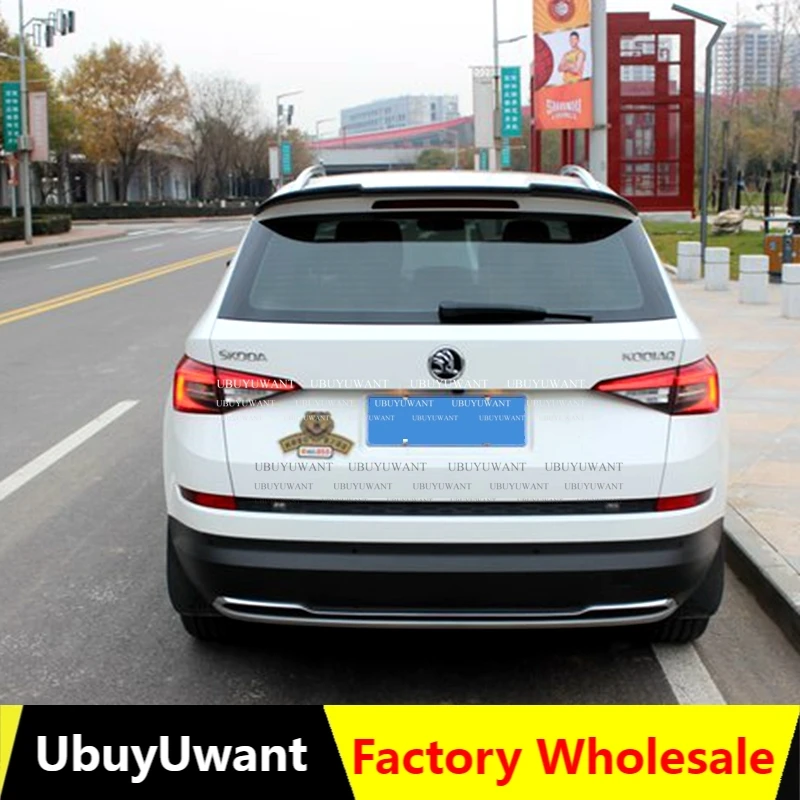 

Спойлер для Skoda Kodiaq, праймер из АБС-пластика для 2017 2018 2019, цветной спойлер для заднего багажника, крыла, автомобильные аксессуары