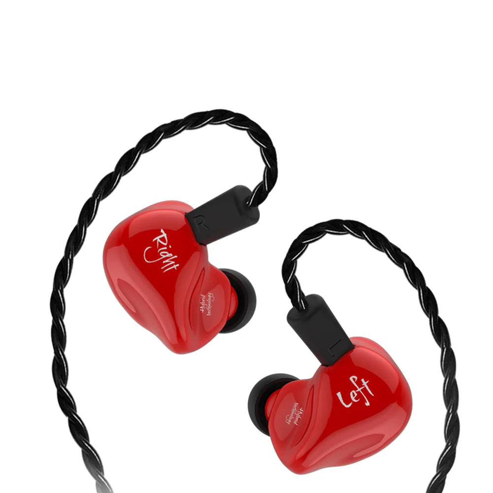 

Earphone Monitor Headphones In Ear Earbuds Sport Noise ZS4 Wired Earphones 1DD 1BA 3.5mm Hybrid HiFi Stereo Headset In-Ear