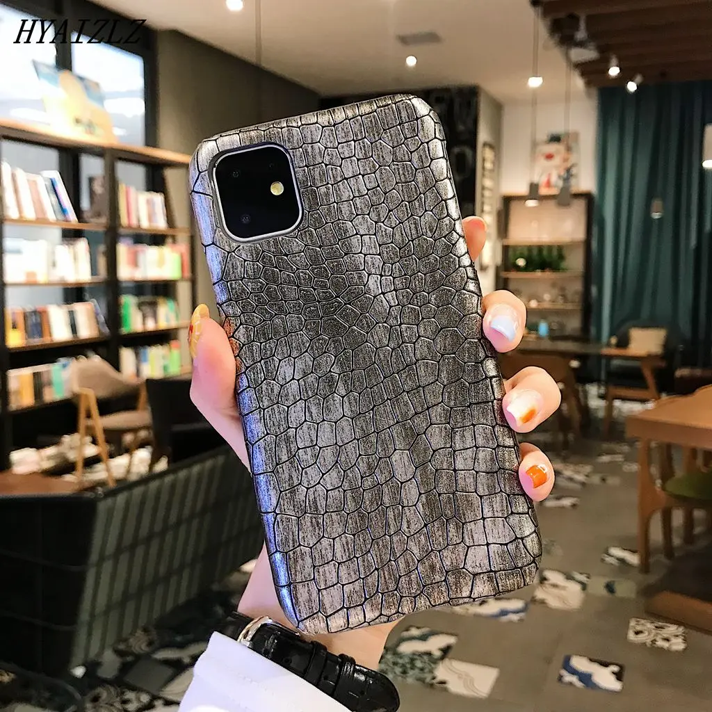 Чехол с рисунком крокодила XS MAX для iPhone 11 Pro Max XR X 6 7 8 6S Plus тонкие жесткие